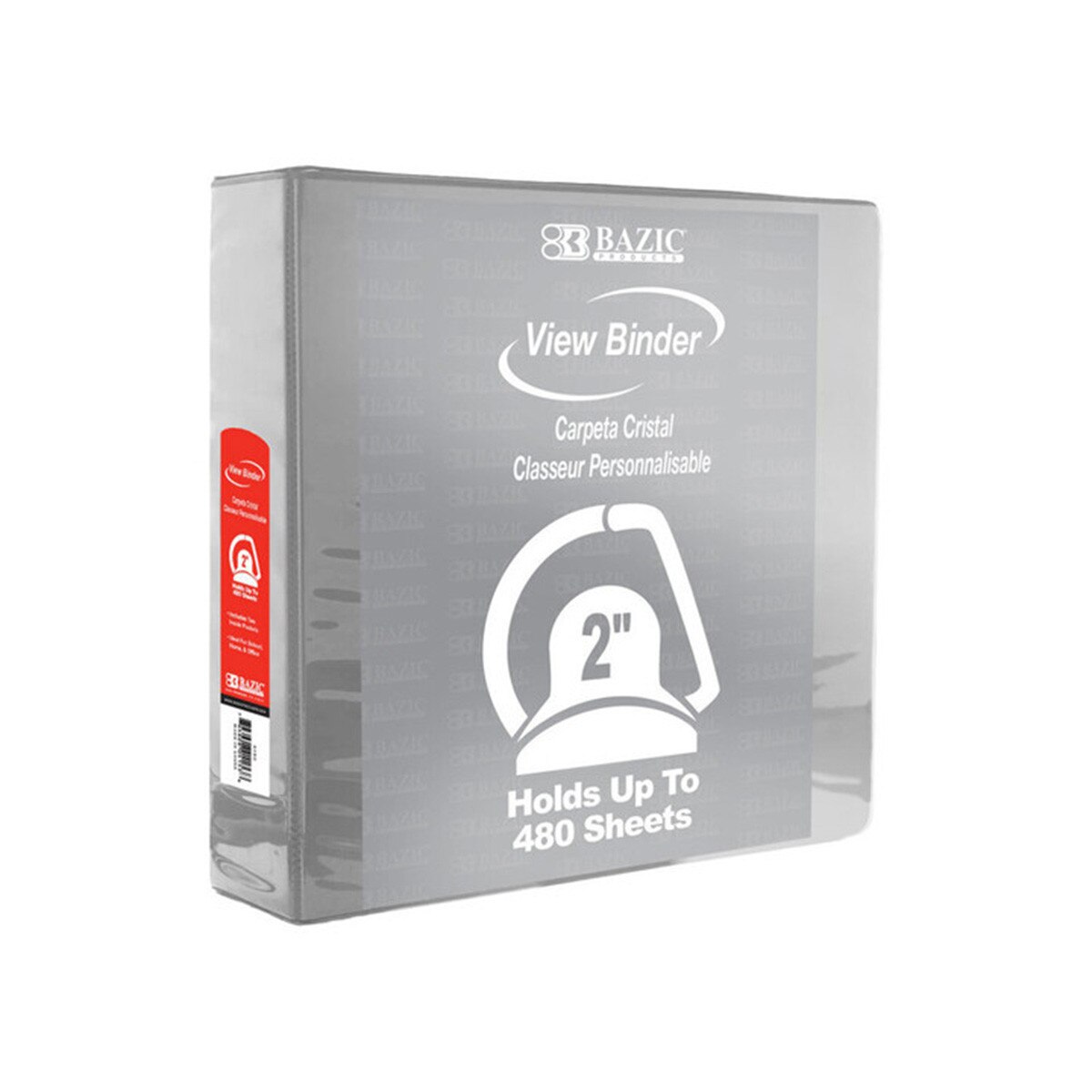 2" D-Ring Binder - Gray